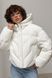 Коротка куртка oversize з капюшоном - білий цвет, ONE SIZE (є розміри) 0081 фото 5