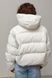 Коротка куртка oversize з капюшоном - білий цвет, ONE SIZE (є розміри) 0081 фото 2